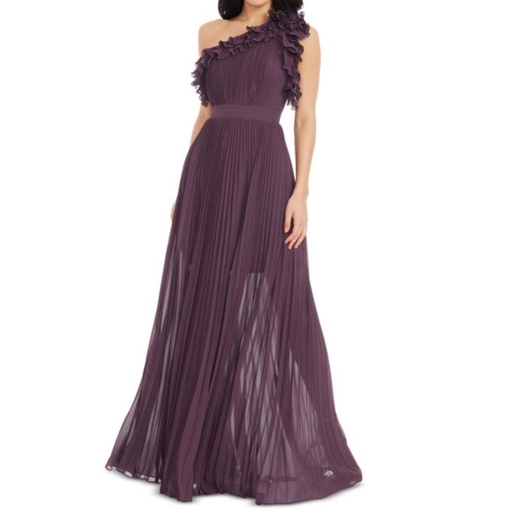 Elegant Purple Maxi Skirt